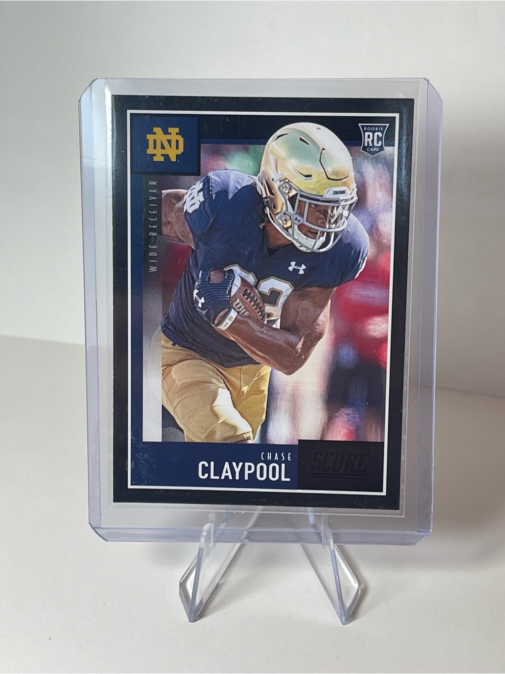 2020 Score Rookies Black Chase Claypool #417 Rookie RC